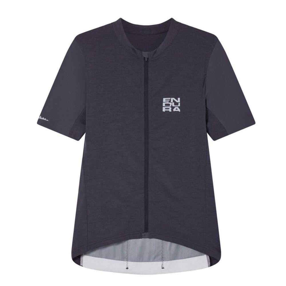 Endura Mens Relaxed Fit Cycling Jersey / Carbon Grey